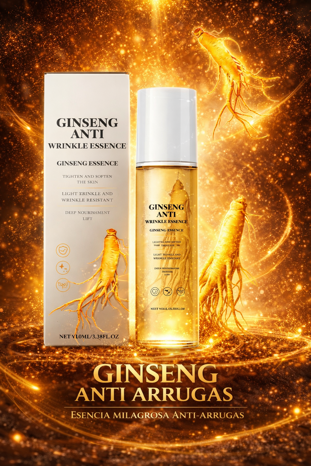 ✨🌿 GINSENG ESENCIA MILAGROSA ANTIARRUGAS 🔥