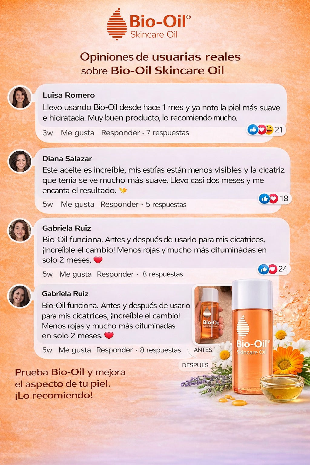 💧✨ Bio-Oil: Resultados Reales para una Piel Hermosa 💖🌿
